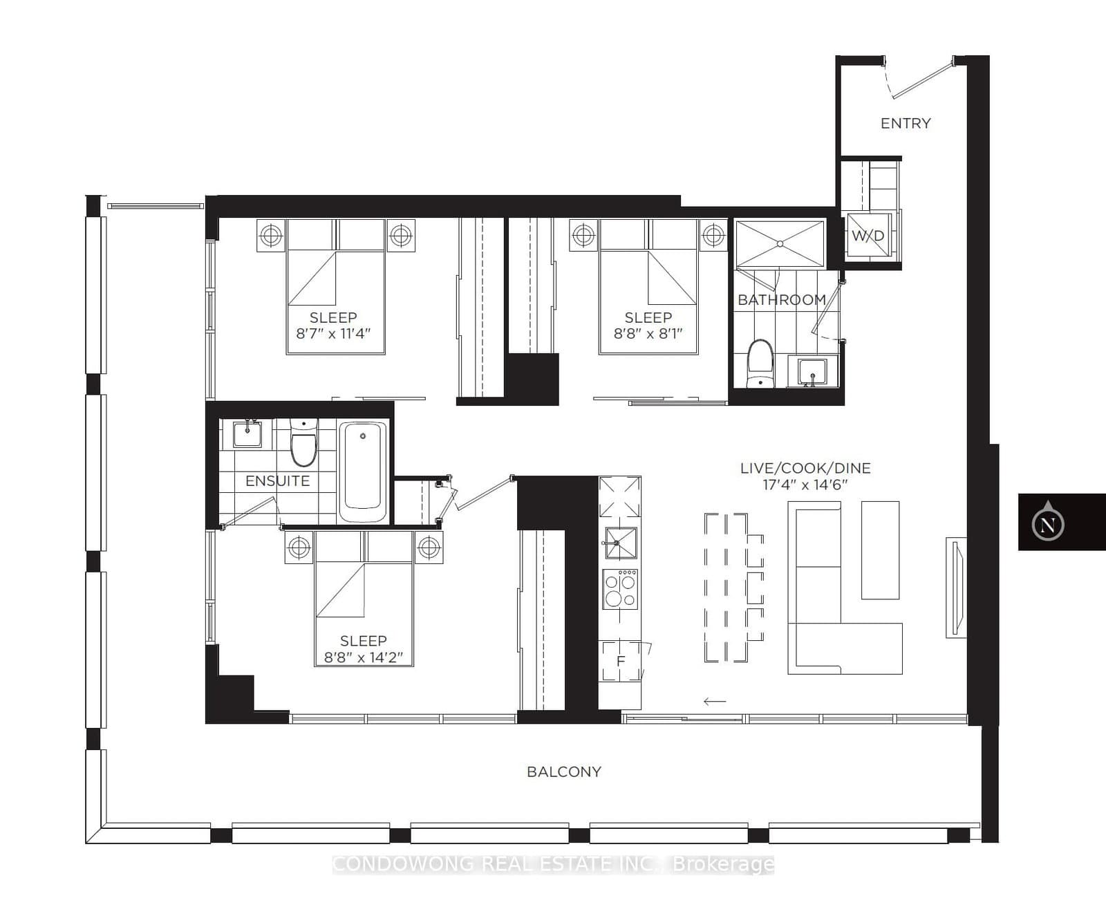 #1510 - 20 Edward Street