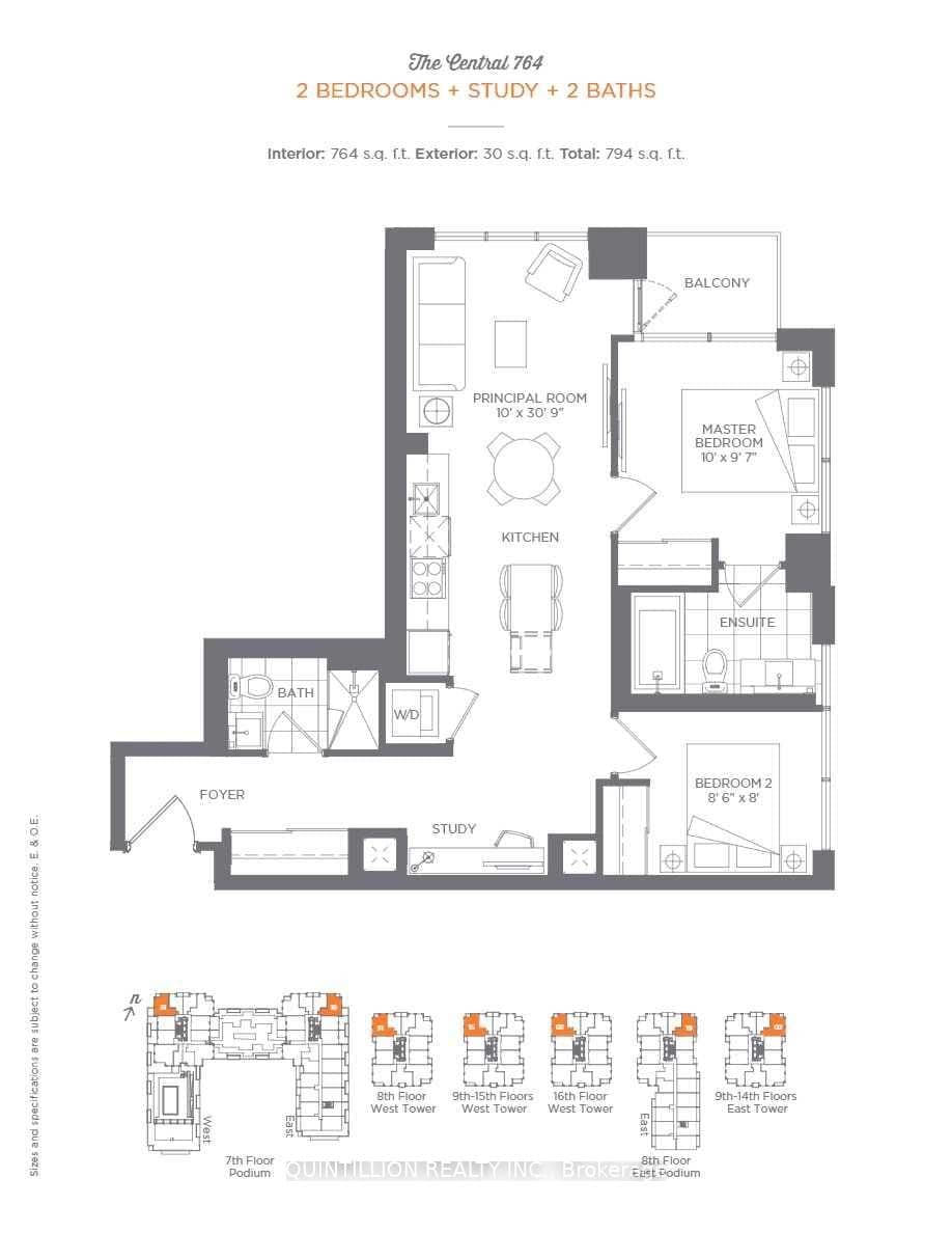 #1015 - 31 Tippett Road