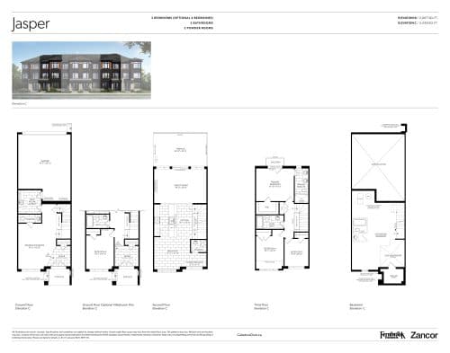 Jasper - Elevation C floor plan