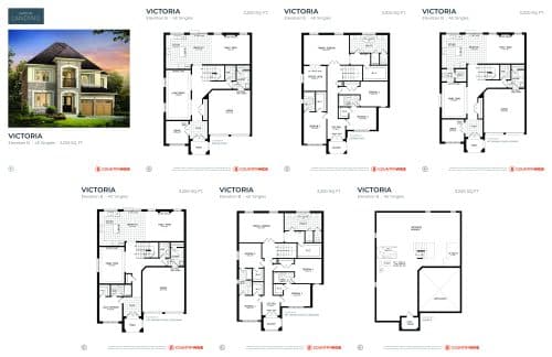 Victoria (Elevation B) floor plan