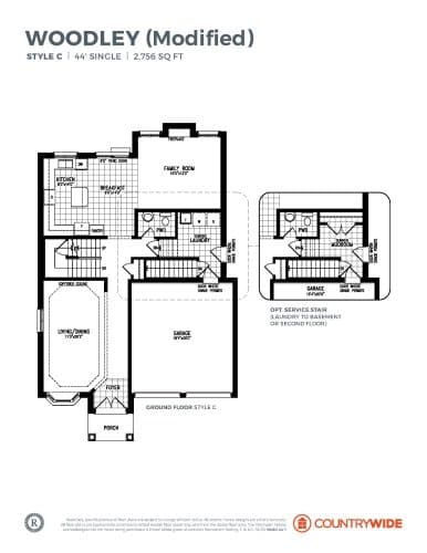 Woodley (Modified) - Style C floor plan